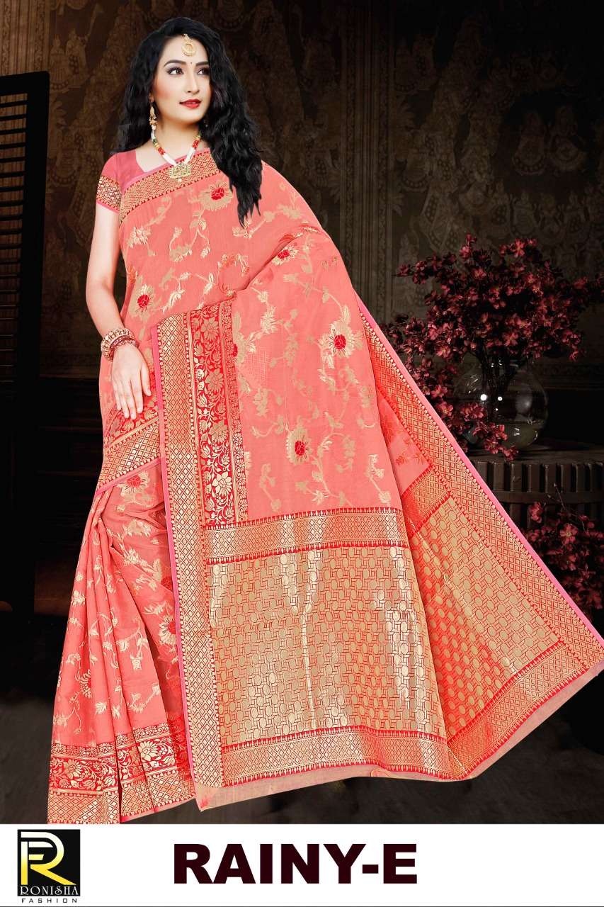 Rainy by ranjna saree soft cotton silk casual wear saree collction online shop 