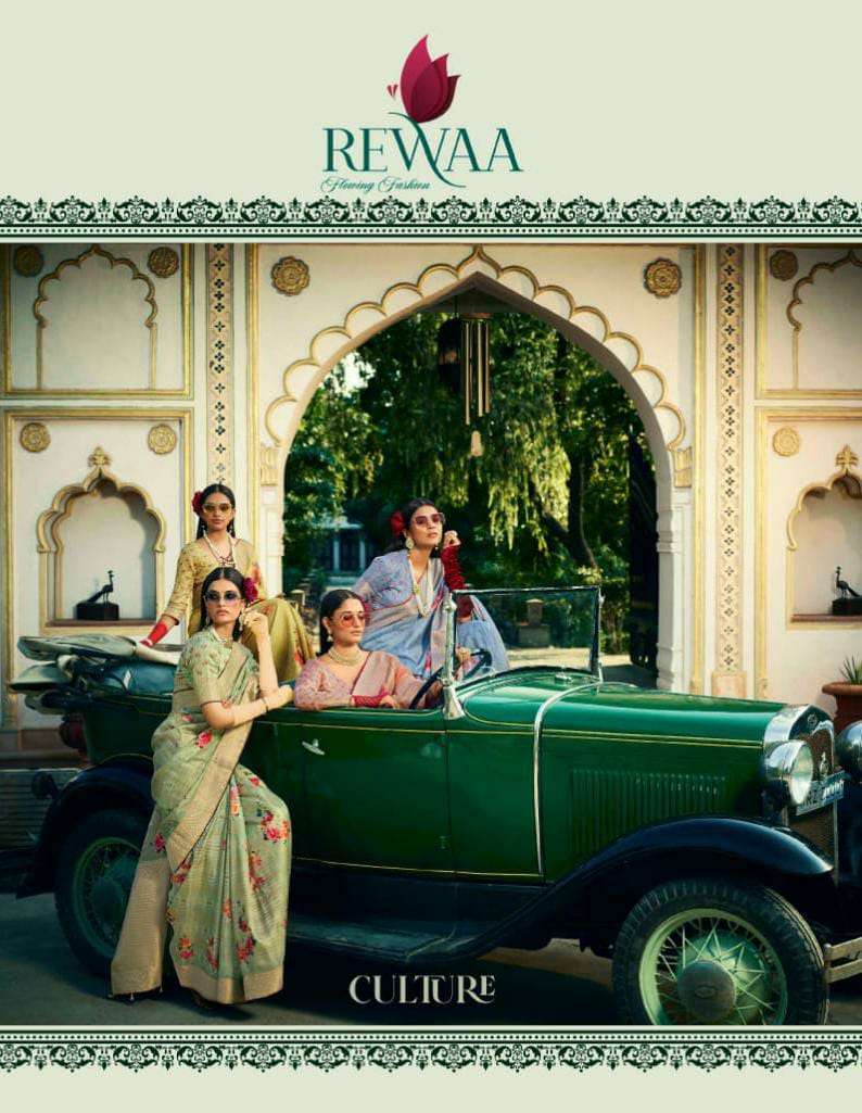 rewaa culture 185-193 series designer ethnic wear saris supplier 