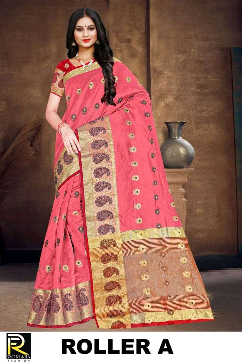 Roller by ranjna saree casual wear soft cotton silk saree collction 
