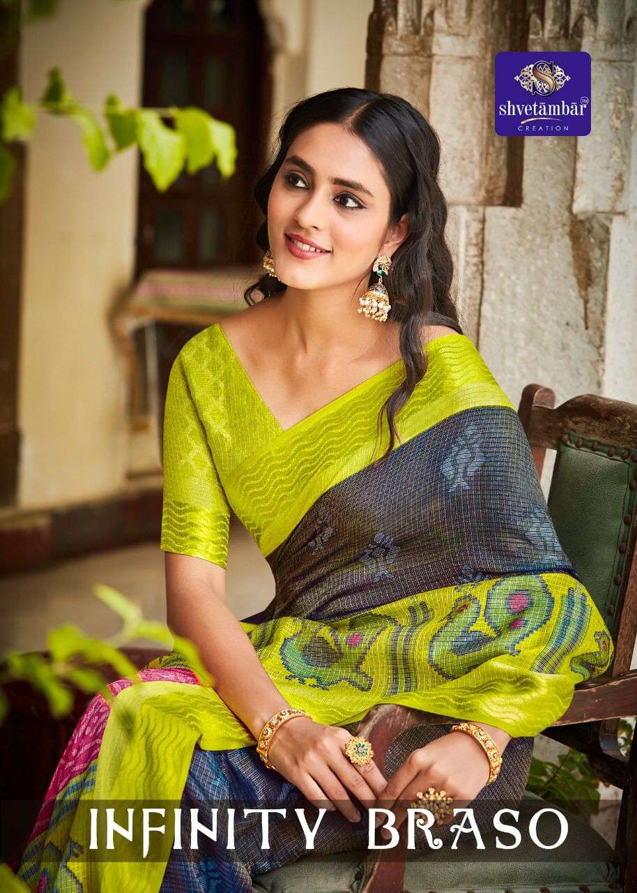 shvetambar infinity braso silk sarees at best rates online 