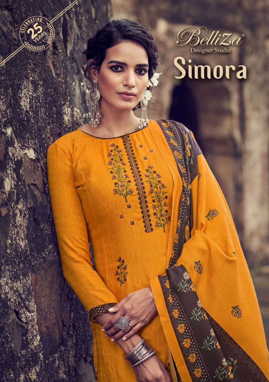 simora by belliza pashmina winter garam salwar kameez