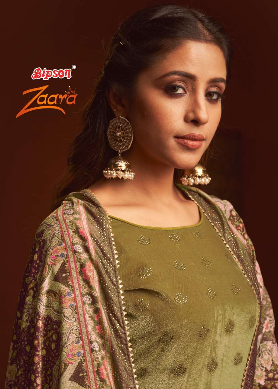 zaara by bipson viscose velvet winter garam salwar kameez