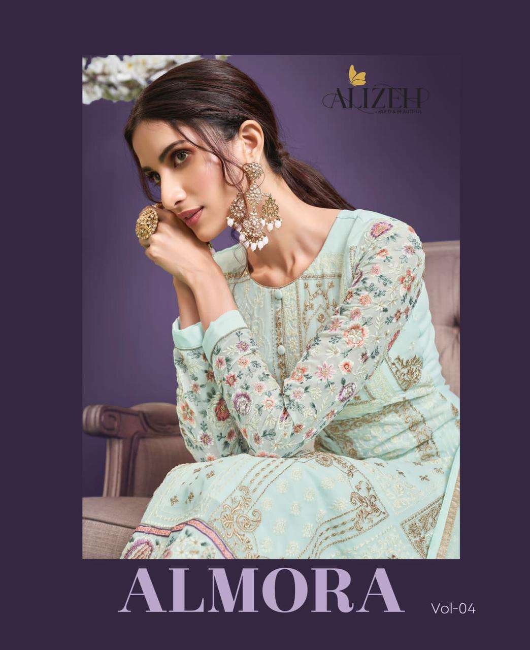 alizeh almora vol 4 georgette dresses for women 