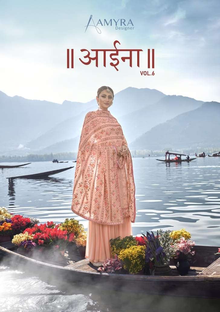 amyra aaina vol 6 georgette exclusive work fancy dresses supplier