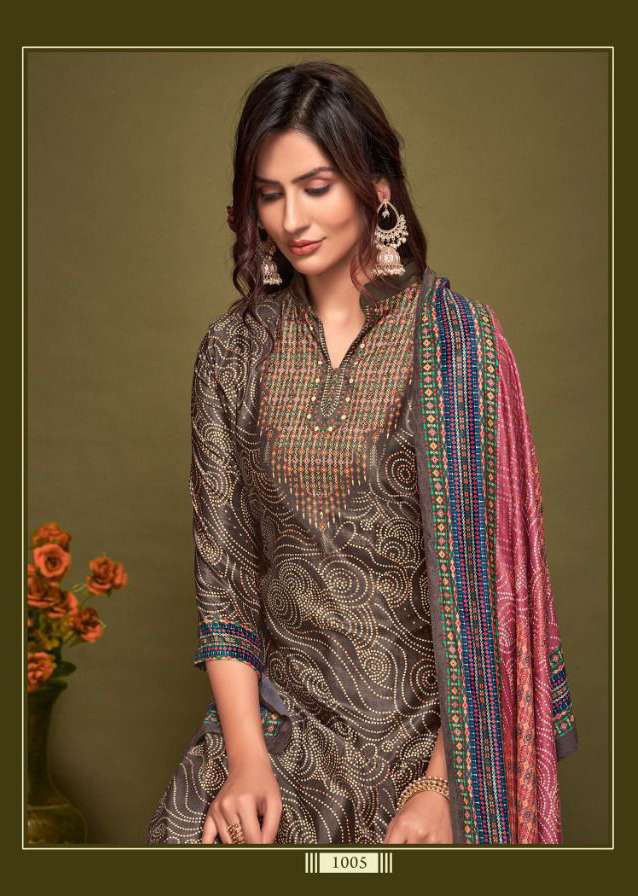 ANNIKA BY TUNIC HOUSE VELVET PRINTED SALWAR KAMEEZ COLLECTION