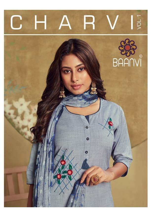charvi vol 1 by baanvi cotton readymade casual salwar kameez