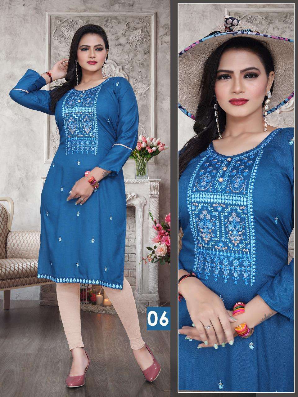  DESTINY VOL.4 BY FASHION TALK HEAVY RATE WITH WORK KURTI CATALOG WHOLESALER BEST RATE