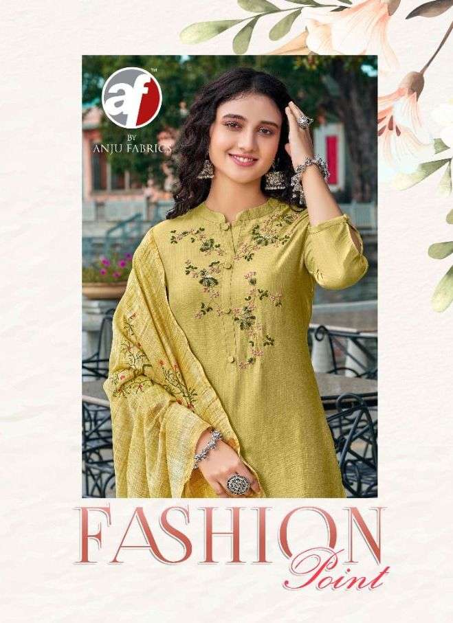 fashion point vol 1 by anju fab exclusive silk readymade suits exporter