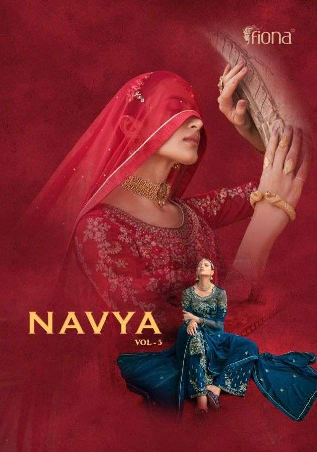 fiona navya vol 5 georgette designer fancy salwar kameez wholesaler