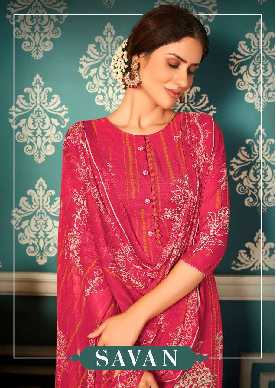 glossy present savan viscose muslin elegant look salwar kameez