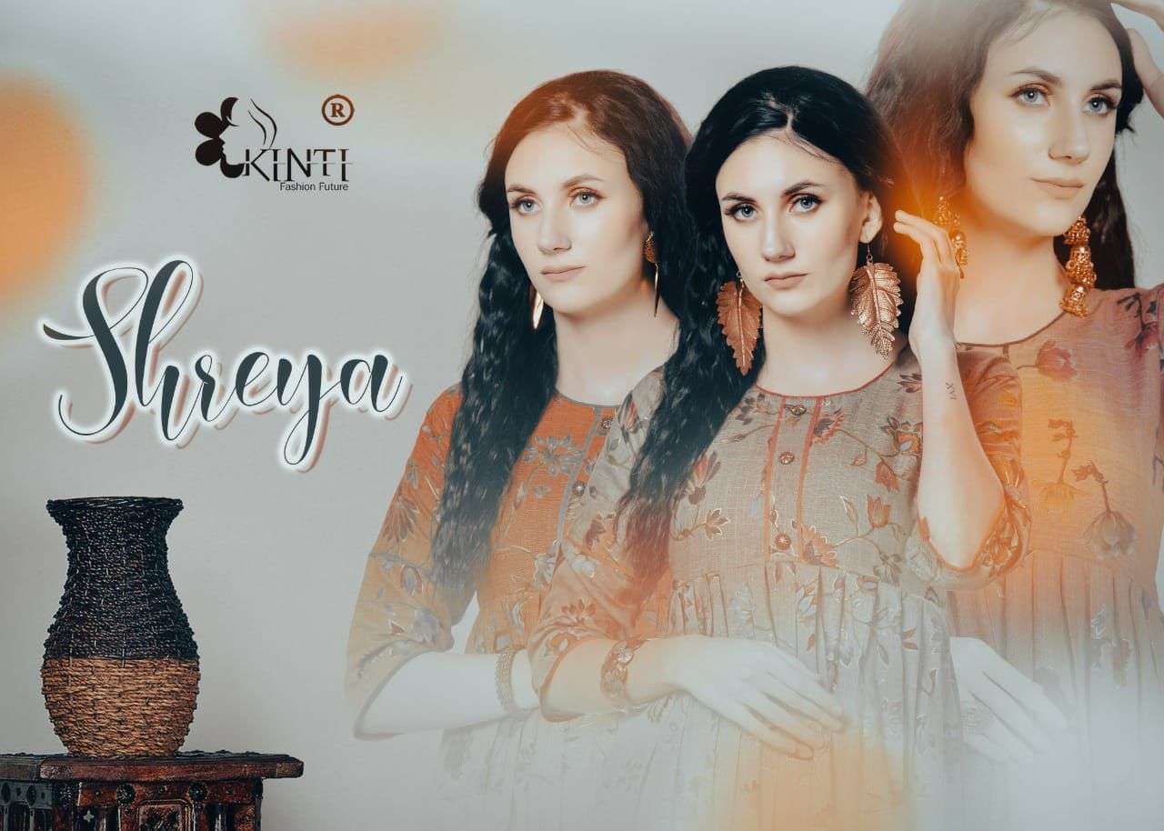 kinti shreya flair style rayon print kurti best rate 