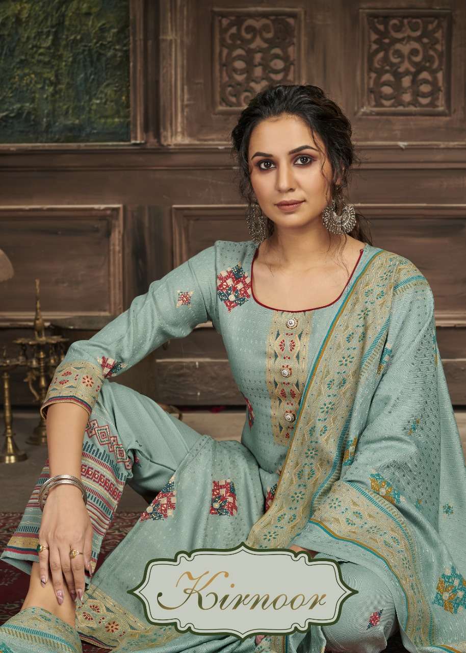 kirnoor 1653-1656 by bipson pashmina fancy ladies dress materials