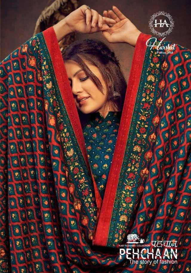 pehchaan by harshit fashion pashmina printed garam dress materials