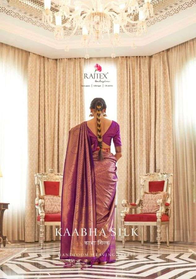 rajtex kaabha silk 204001-204006 series handloom weaving silk sarees wholesale store 