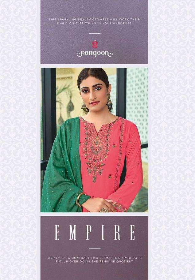 rangoon empire heavy muslin readymade salwar kameez wholesaler
