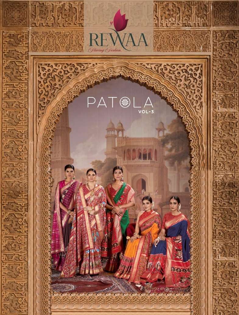rewaa patola vol 3 248-256 series exclusive designer saree wholesale store 