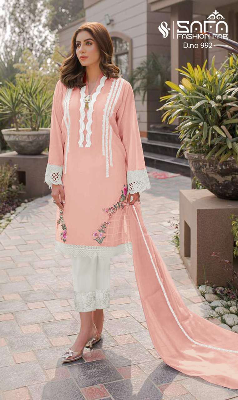 safa fashion 992 pakistani style readymade fancy suits