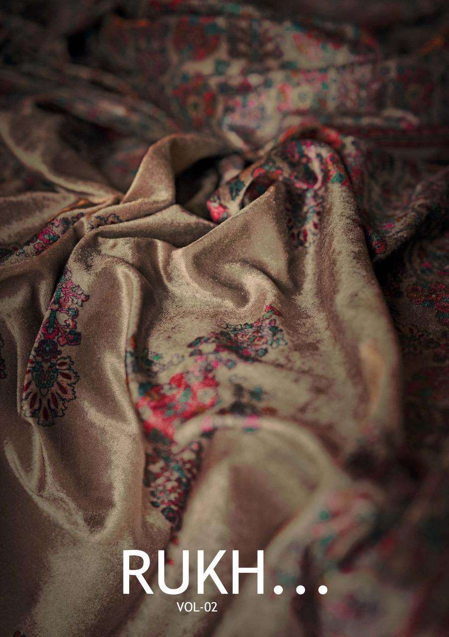 sargam group present rukh pure pashmina digital printed salwar kameez