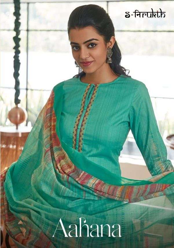 aahana by s nirukth cambric cotton summer wear fancy dresses
