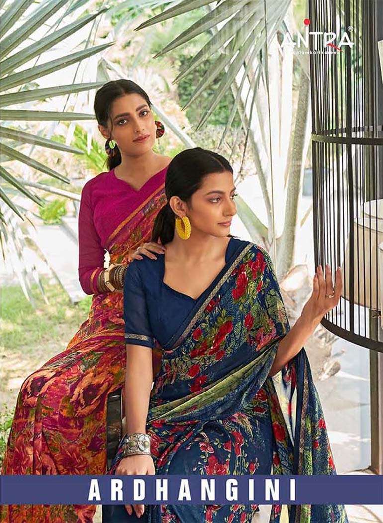 antra ardhangini weightless printed ladies special sarees