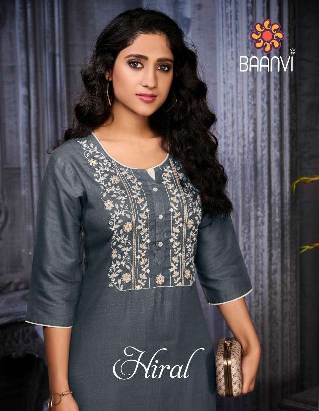 baanvi hiral vol 1 readymade simple kurtis wholesaler 