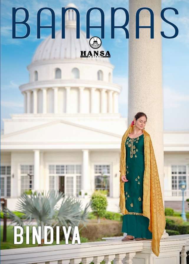 bindiya by hansa satin georgette work salwar kameez