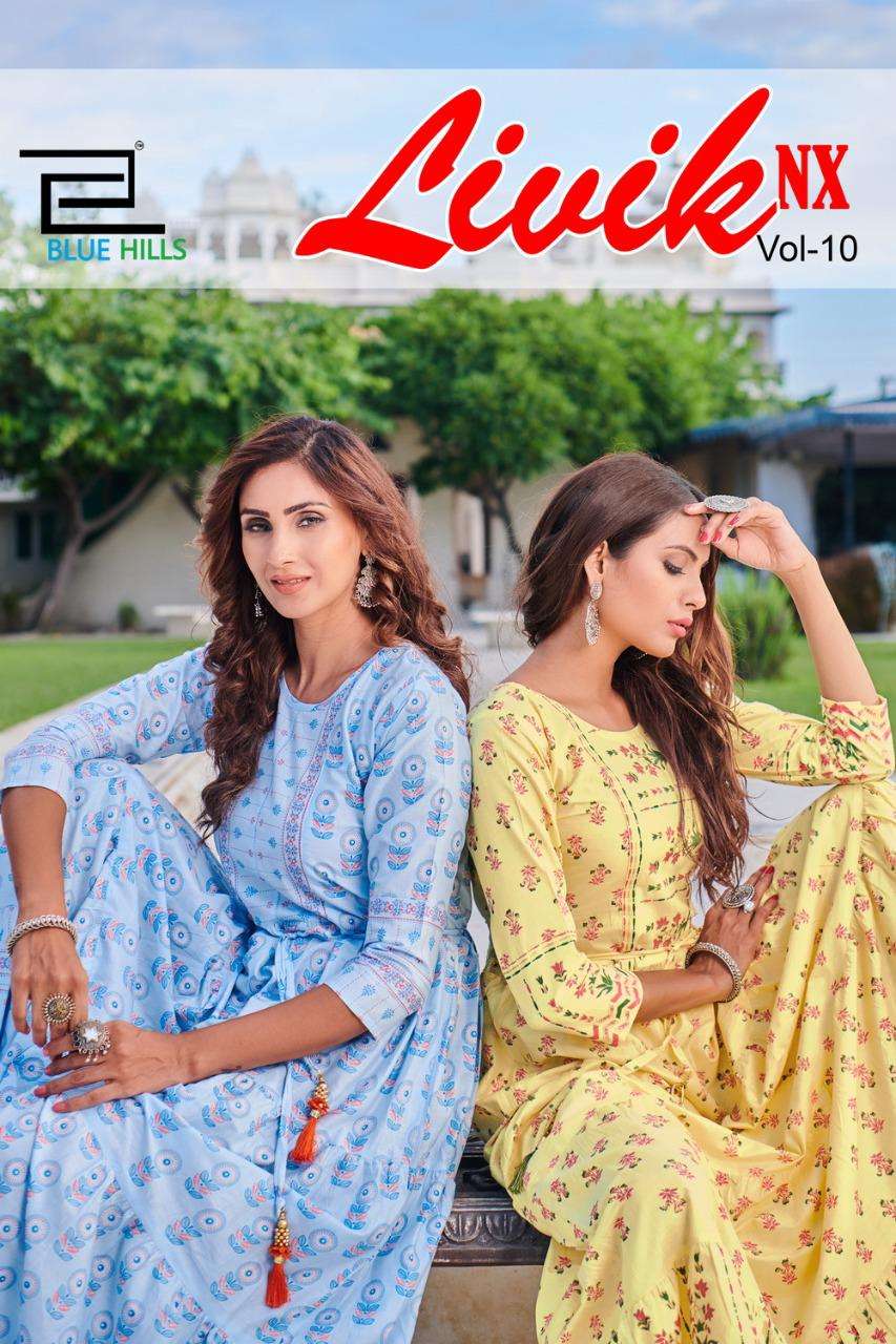 blue hills livik vol 10 cotton flair style kurtis seller 