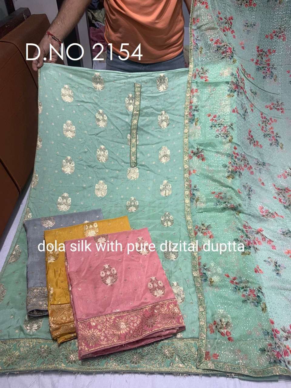buy non catalog ladies salwar kameez heavy work 4 color matching suits 