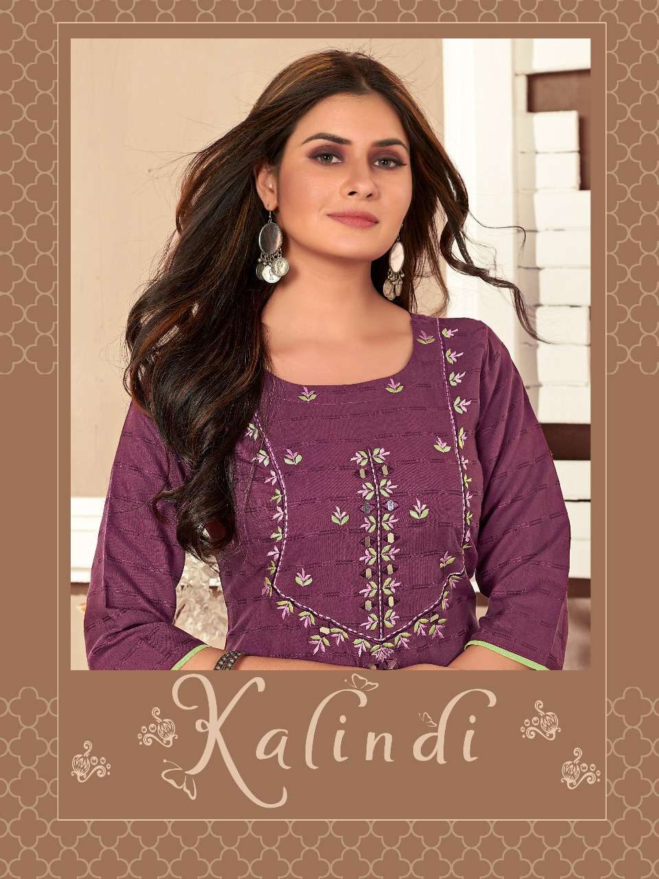 fashion galleria kalindi readymade embroidery kurti wholesaler 