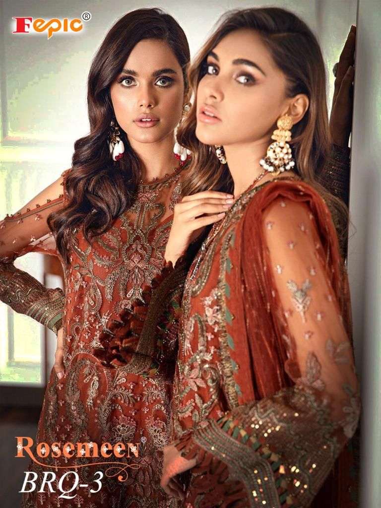 fepic rosemeen 66014 colors heavy embroidery pakistani dresses 