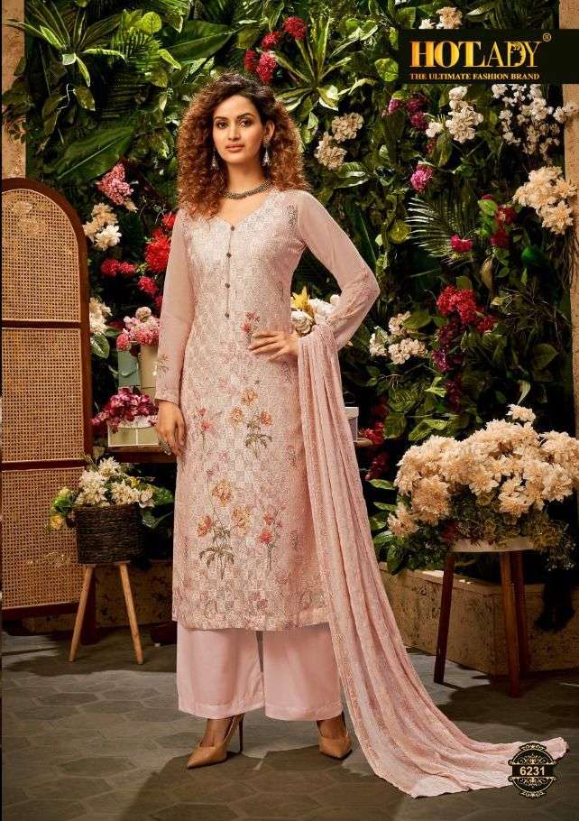 hotlady samisha vol 3 viscose georgette indian dress materials