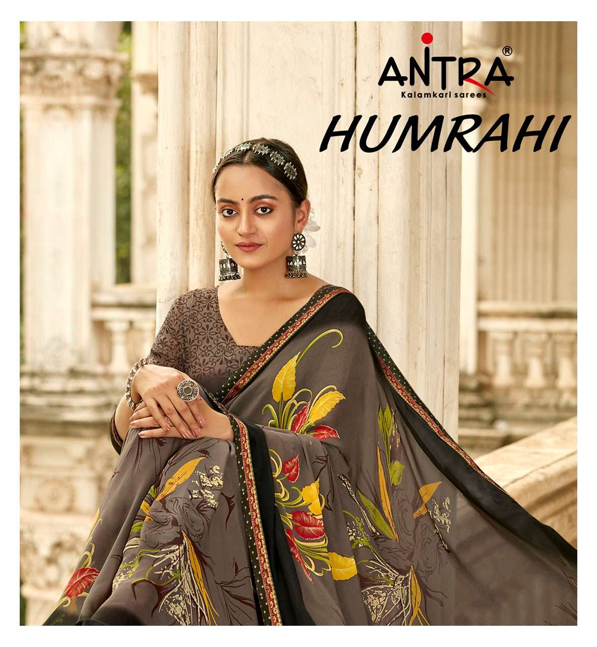 humrahi vol 1 by antra weightless printed fancy saree