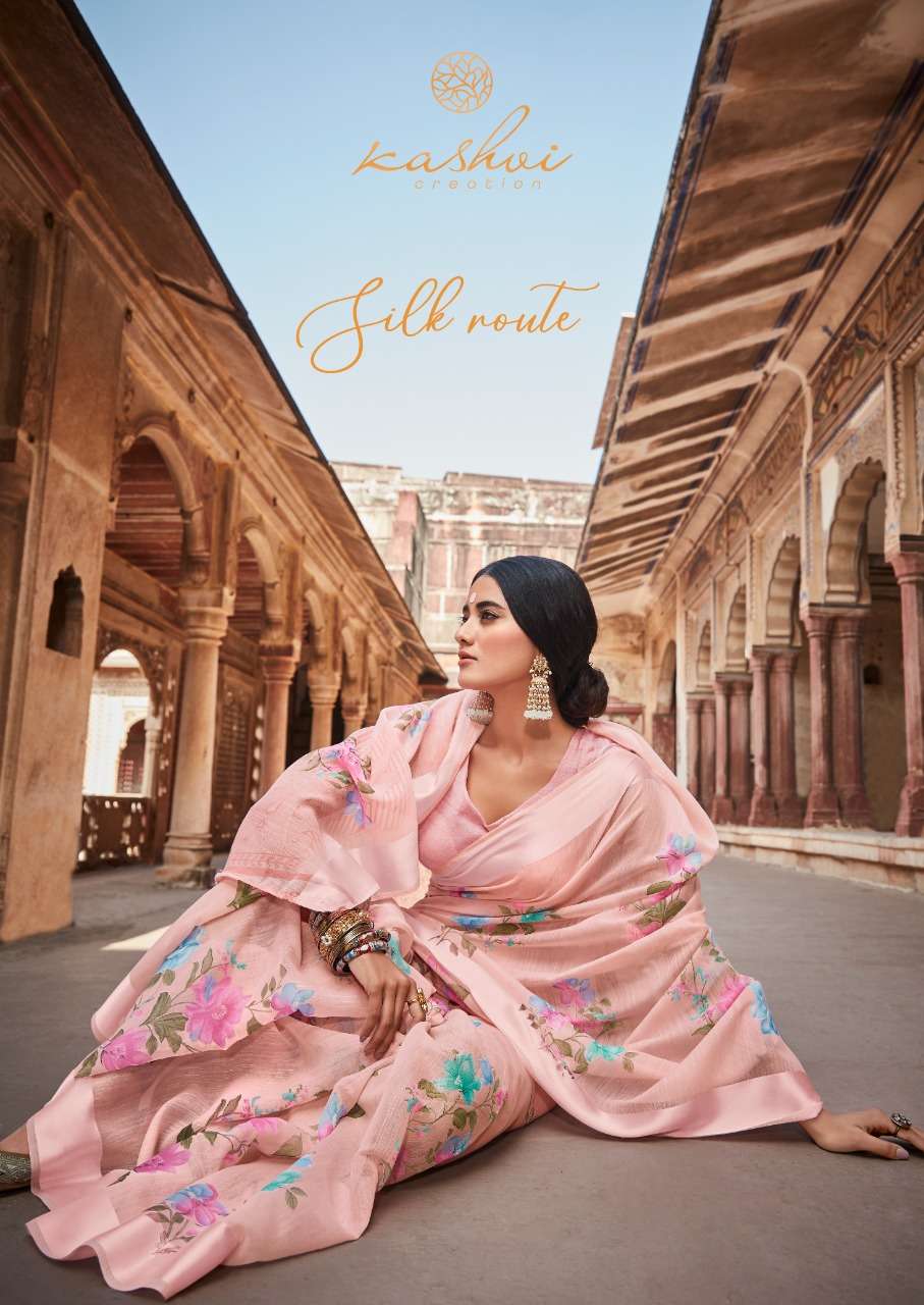 kashvi silk route vol 2 sonakshi patta fancy saris seller low rate 
