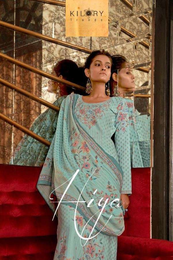 Kilory trends launch hiya pashmina digital printed salwar kameez