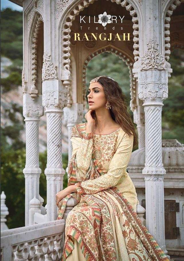 Kilory trends launch rangjah pashmina digital printed salwar kameez