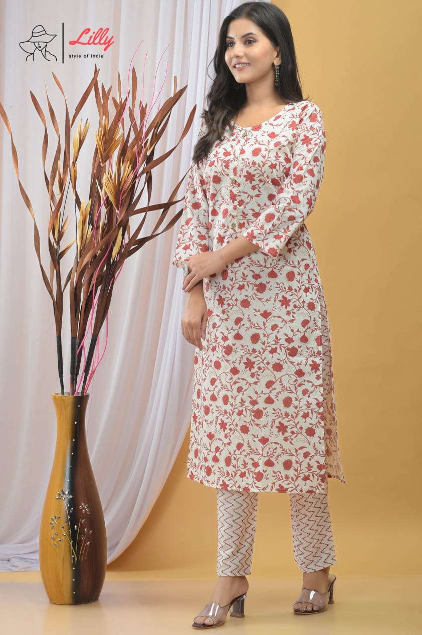 lilly style sandhya vol 1 combo set of kurti with pant 