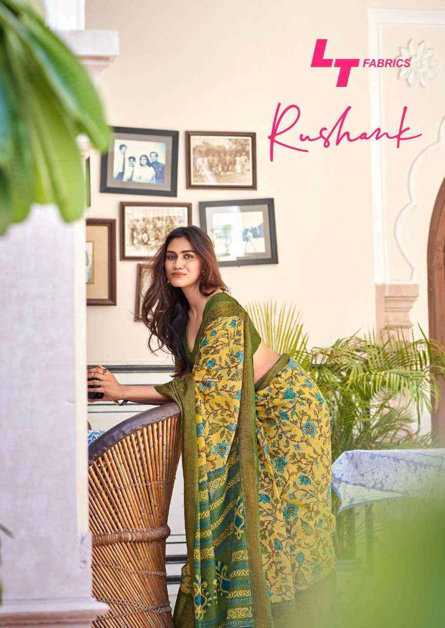 lt fashion rushank cotton silk good looking designer saree