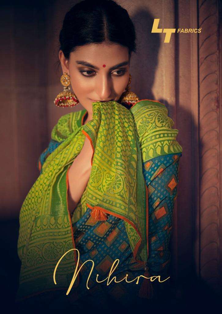 lt fashions nihira silk brasso sarees wholesale shop in surat 
