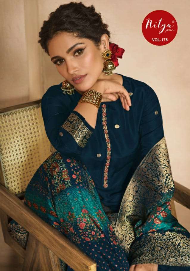 lt nitya 176 76001-76007 series exclusive party wear salwar suits new 2022 collection 
