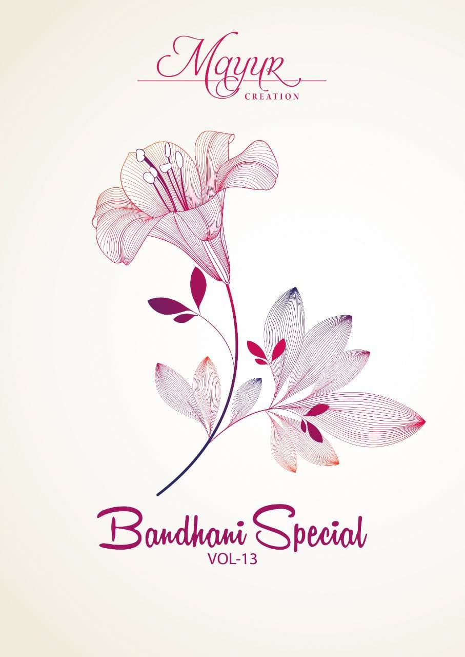 mayur bandhani special vol 13 cotton printed suits lowest rates 