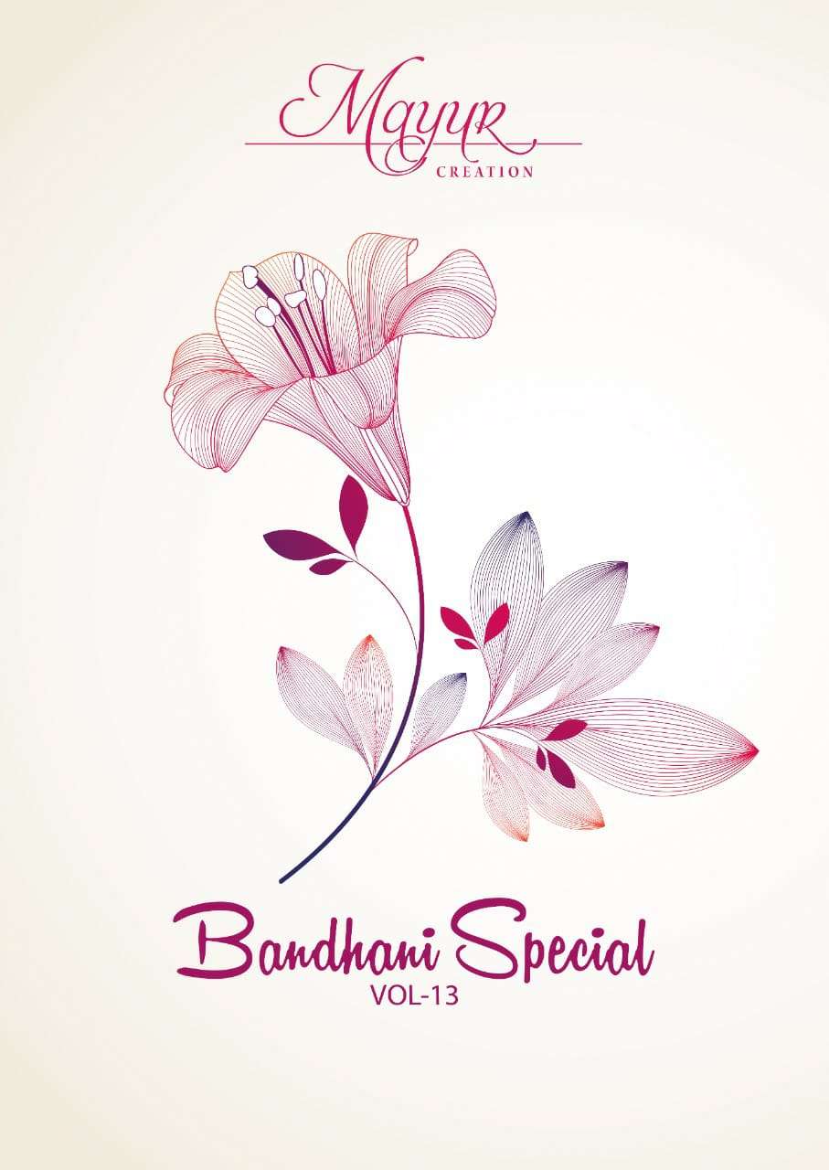 mayur bandhani special vol 13 cotton printed suits lowest rates 