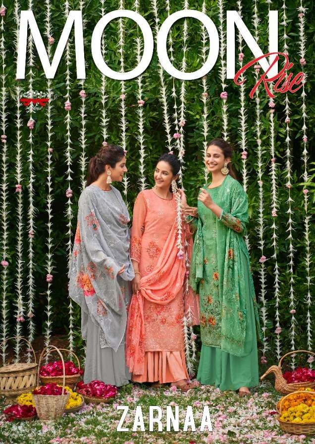 mayur fabrics zarnaa by moon rise digital print work ladies suits 
