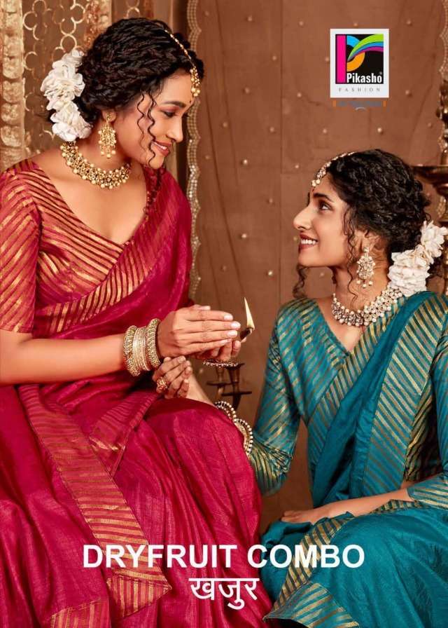 pikasho fashion khajur vichitra silk sarees at lowest cost 