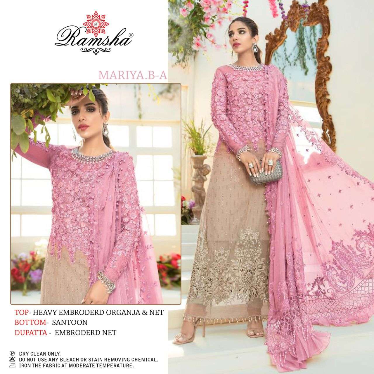 ramsha mariya b nx embroidered pakistani dresses wholesaler 