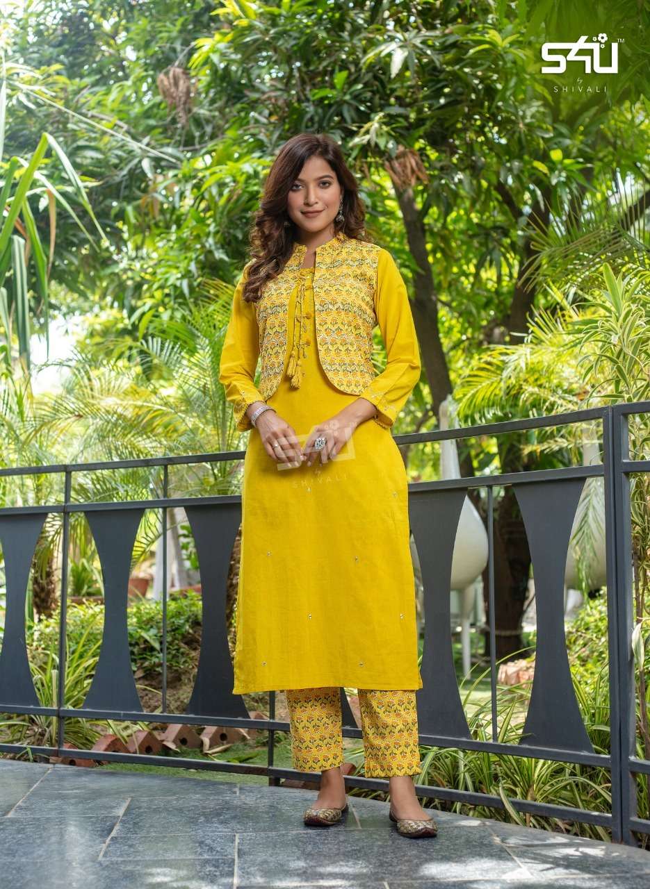 your choice RUBY georgette Nyra cut kurti