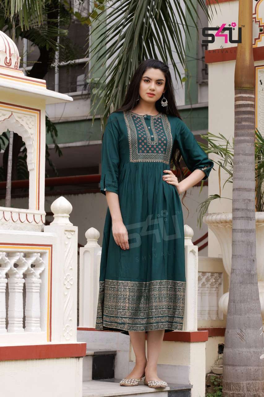 s4u 290 design combo set of anarkali kurta online shop 