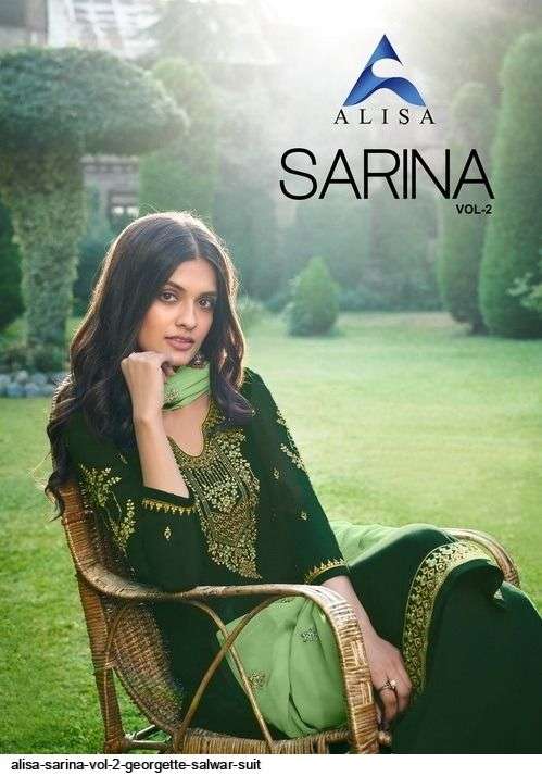 sarina vol 2 by alisa georgette casual wear salwar kameez