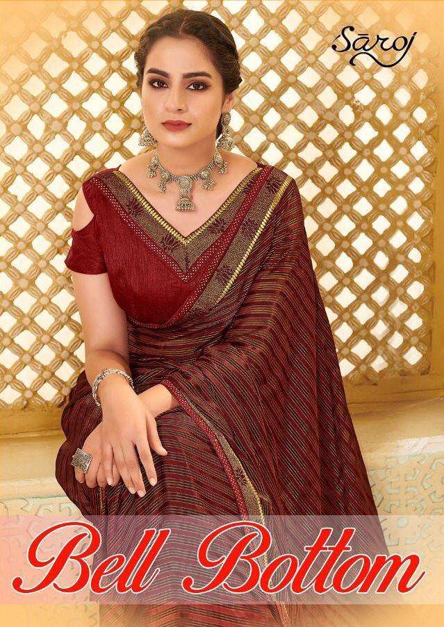 saroj bell bottom fancy saris wholesaler 