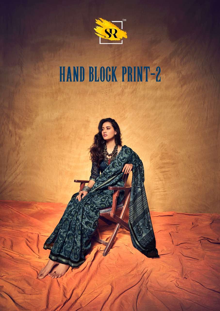 sr hand block print vol 2 mul mul cotton saris authorized supplier 