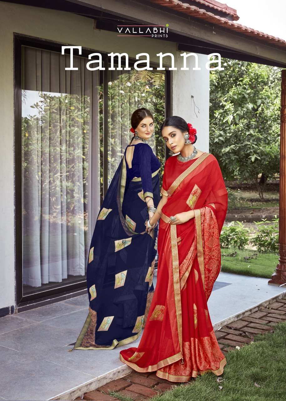 vallabhi tamanna brasso printed good looking indian saree